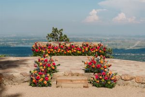 Ground Standing Ceremony Florals
