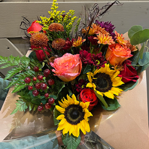 Fall Wrapped Bouquet