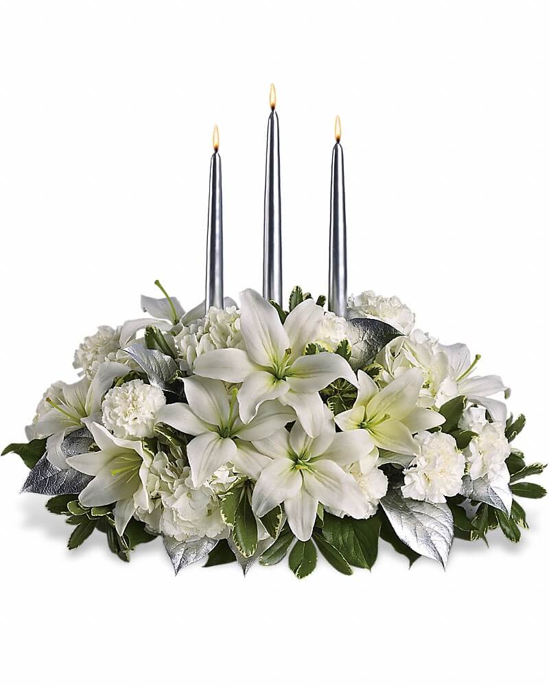 Silver Elegance Centerpiece Lafayette Florist