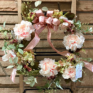 Softest of Pinks Wreath