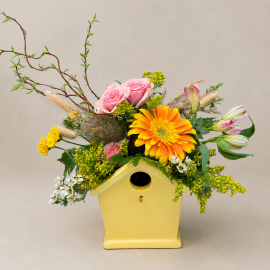 Birdhouse Chirp Bouquet