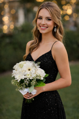 Elegant White Handheld Bouquet
