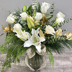 Lafayette Florist Winter Rose Bouquet
