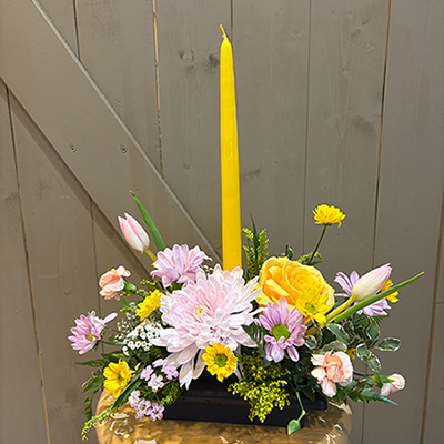 Tulips & Sunshine Centerpiece
