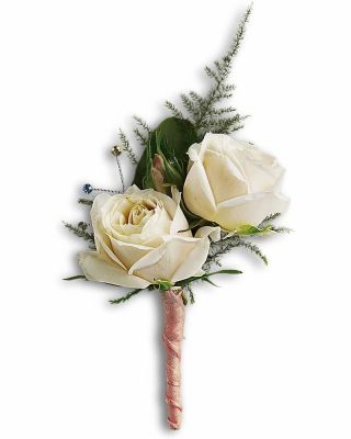 White Tie Boutonniere