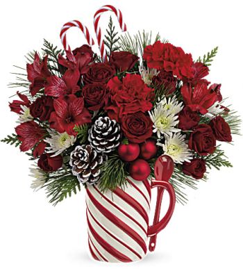 Send A Hug Sweet Stripes Bouquet