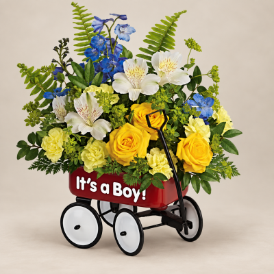 Sweet Little Wagon Bouquet