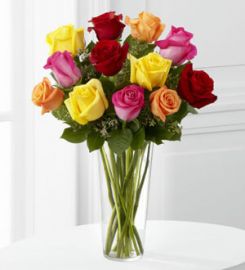 The Bright Spark Rose Bouquet