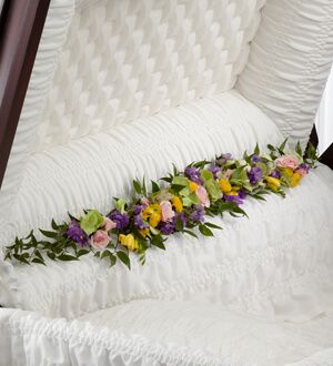 The Trail of Flowers Casket Adornment