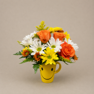 Bright Smiles Mug Bouquet