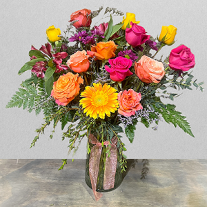 Spring Garden Rose Arrangement