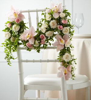 The Orchid Rose Chair Décor
