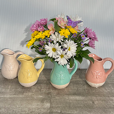 Spring Daisy Pitcher