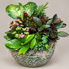 12 Inch Ceramic European Garden (Available in 4 Sizes)