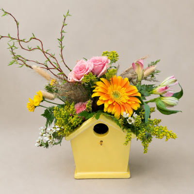 Birdhouse Chirp Bouquet
