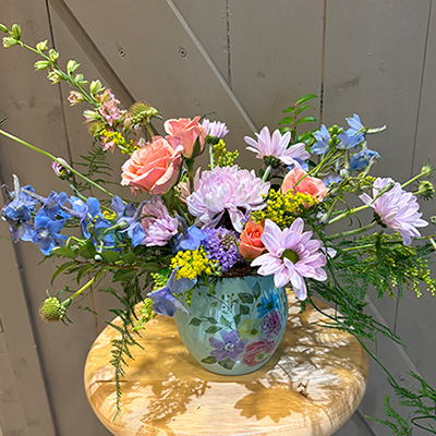 Watercolor Garden Bouquet