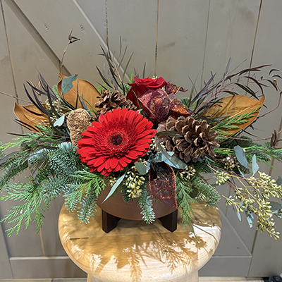 Modern Holiday Centerpiece