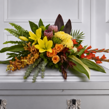 Island Memories Casket Spray