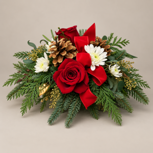 Scattered Florals Christmas