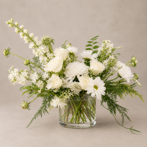 All White Meadow Bouquet