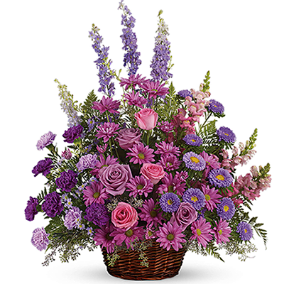 Gracious Lavender Basket