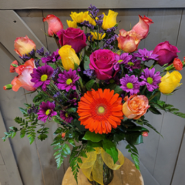 Summer Garden Rose Bouquet