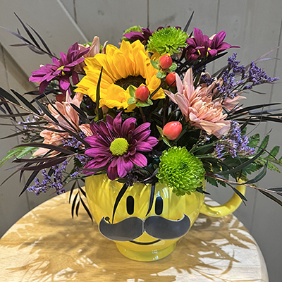 Mr. Smiles Mug Bouquet