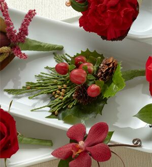 The Red Berry Boutonniere
