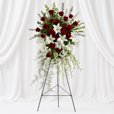 Lily And Rose Tribute Spray