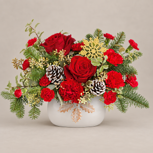 Holly Season Centerpiece