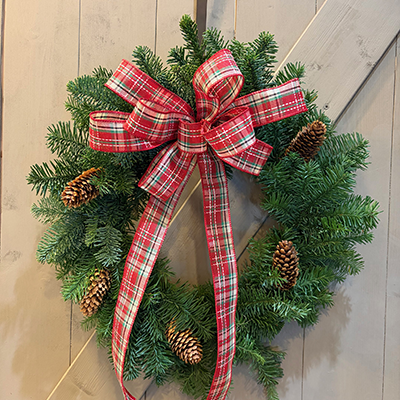 Traditional 16'' Holiday Wreath